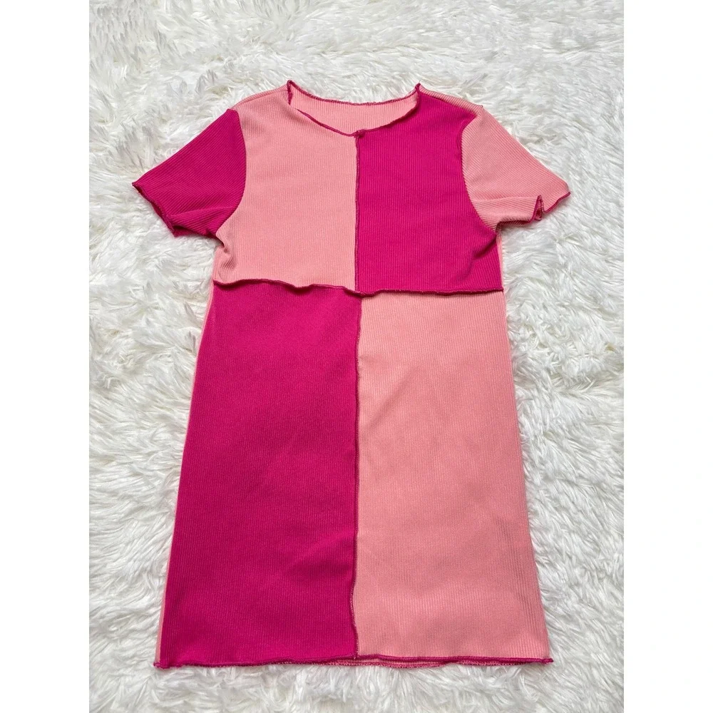 SHEIN Toddler Girls Clothing Bundle Size 2-3Y Leopard Cat Pink Mix Match 8pc